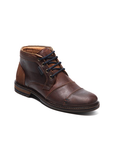 Bot Erkek 10522 021 Wk-john May Orkut Suede Cognac Kahve