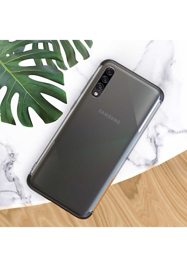 Samsung Galaxy Uyumlu A50s Kılıf Zore Nili Kapak Mavi