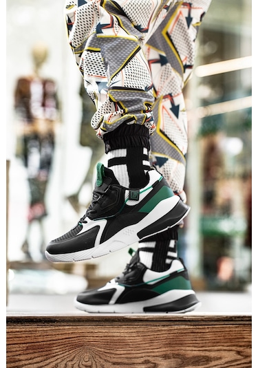 Dark Seer Ds E3.1205 Sneaker 2025 Erkek Siyah - Yeşil