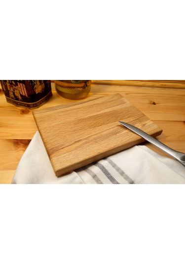 Ahşap Mutfak Kesme Sunum Et Sebze Doğrama Tahtası
