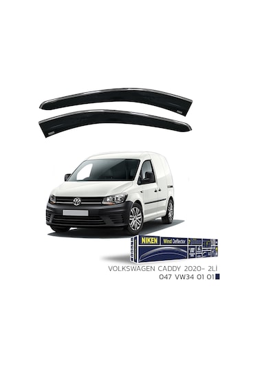 Replax Wolksvagen Caddy 2020 Sonrası Kromlu Cam Rüzgarlığı 2li