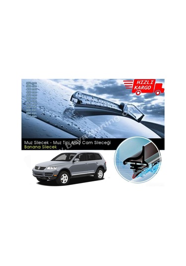 Volkswagen Touareg Muz Silecek Takımı 2003-2006