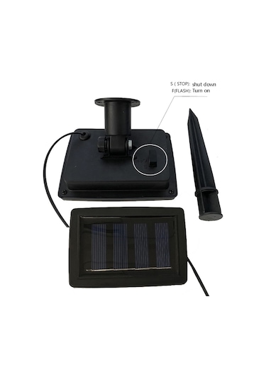 Sones 6'sı 1 Arada Güneş Enerjili Alev Topu Işık Dizisi Açık Hava Güneş Enerjili Avlu Ip44 Su Geçirmez Işık