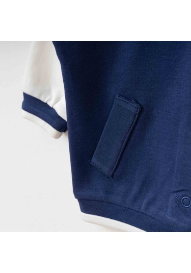 Çıtçıtlı Hırka Lacivert