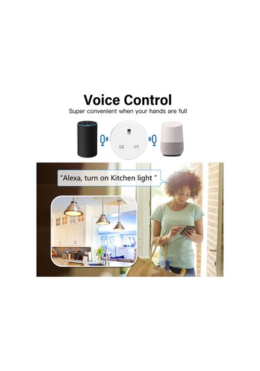 Maiyame Akıllı Wi-fi Priz A7: Ev Cihazlarınızı Uzaktan Kontrol Edin, Google Asistan Uyumlu, Bluetooth Özellikli