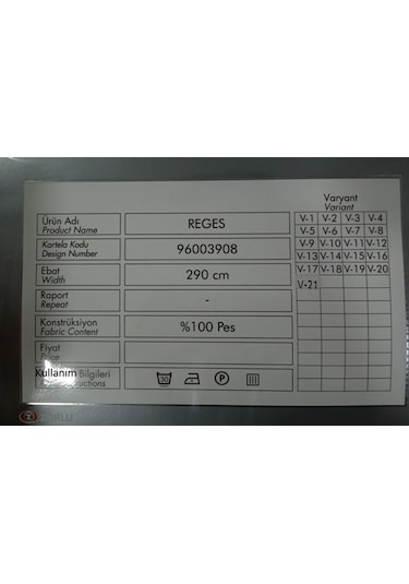 Taç Reges Blackout %100 Karartma Güneşlik Fon Perde 21 Renk (537110555)