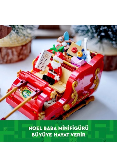 LEGO® Seasonal 40499 Santa's Sleigh 343 Parça