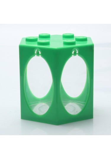 Suntek Mini Akvaryum Manzara Açık Süs Akvaryum Yuvarlak Yeşil