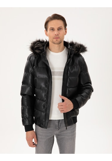 Pierre Cardin Erkek Siyah Deri Mont-kaban 50300556-001 Siyah