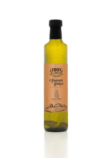 1001 Çiftliği Ananas Sirkesi 500ml - Doğal Fermanyasyon