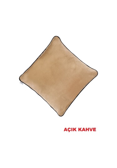 Yaratıcı Tasarım Kadife Kumaşa Biyeli Yastık Kırlent Kılıfı