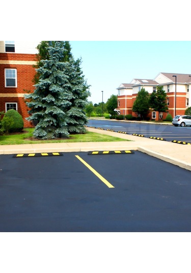 Kauçuk Araç Stoperi. Oto Park Stoperi 183x15x10 Cm