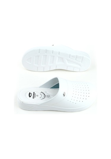 Gezer Yazlık Sabo Erkek Terlik Beyaz