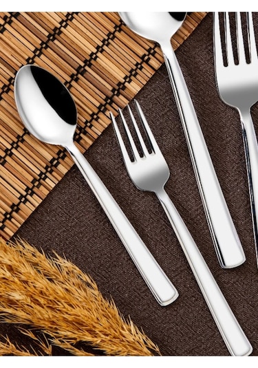 Cooker 60 Parça Milas Paslanmaz Çelik Çatal Kaşık Seti Ckr2185 Çelik