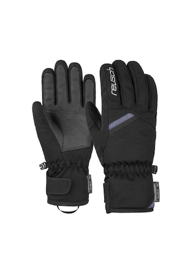 Reusch Coral R-Tex Xt Softshell Kadın Kayak Eldiveni Siyah/Mavi