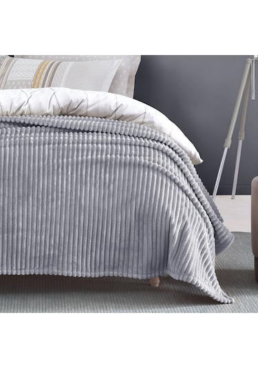 Yataş Bedding Holly Wellsoft Battaniye (Çift Kişilik) - Gri