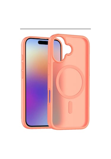 Joko Apple Uyumlu iPhone 17 Kılıf Jota Seri Magsafe Kapak Turuncu