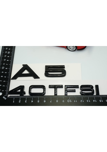 Audi A5 40 Tfsi Parlak Siyah Abs 3m 3d Bagaj Yazı Logo