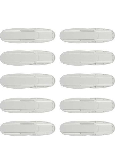 Besthome1 Priz Yapışkanlı Fiş Sabitleyici - 10 Adet, 10kg Kapasiteli, Duvar Fişi Düzenleyici