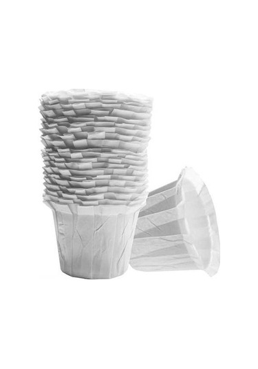 Didadodo Ecobrew Yeniden Kullanılabilir Keurig Filtre - 100'lü Paket, Biyobozunur Beyaz, Süper Kaliteli Beyaz