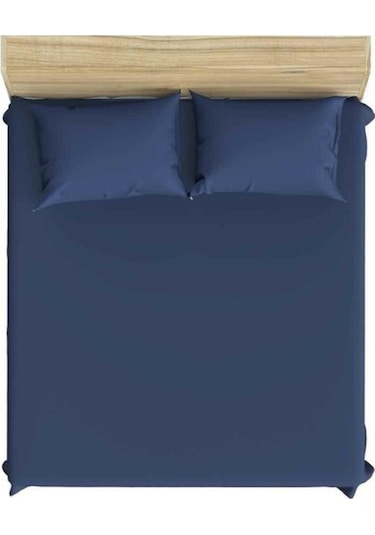 120 Lik Penye Lastikli Çarşaf 120 200 Cm Koyu Lacivert Lacivert