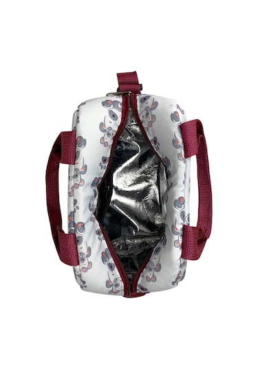 Stylo Bye Bye Lunch Omuz Askılı Beslenme Çantası Ve Termos Yemek Taşıma Çantası Bordo Bordo