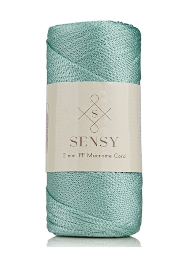2 Mm - 200 Gr Polyester Makrome Ipi Mint 230 M Polyester Makrome Ip Supla Ip Ve Çanta Ipliği