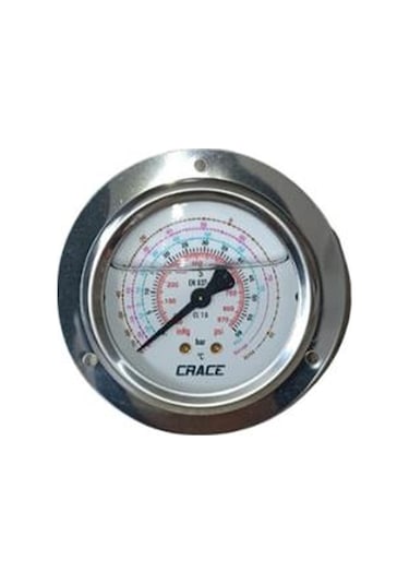Crace Rıng-63-k1-16-01 Alçak Bas. Ark.çık. Flanşlı Glis. Manometre R-22/r-134a/r-404a