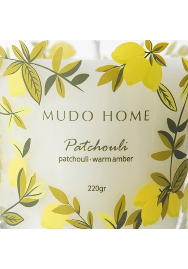 Mudo Home Lemon Patchoulı Mum 220gr Diğer