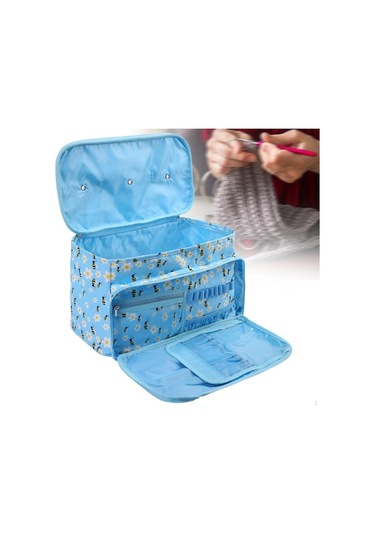 Novahub Iplik Depolama Organizatör Tığ Işi Çanta Yetişkinler Anne Hediye Kutusu Tutucu Örgü Tote Diğer Diğer