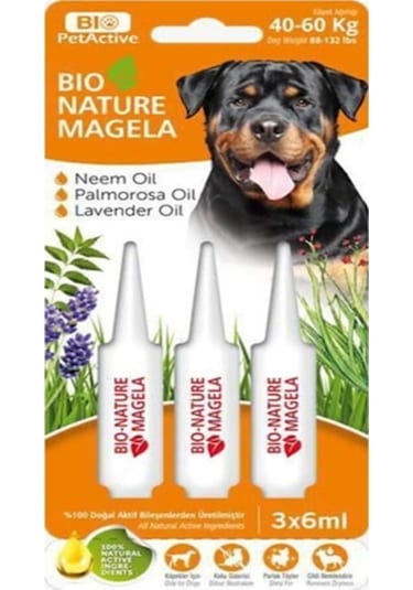 Pet Active Bio Nature Köpek Tüy Ve Deri Bakım Damlası 40-60 Kg 3x