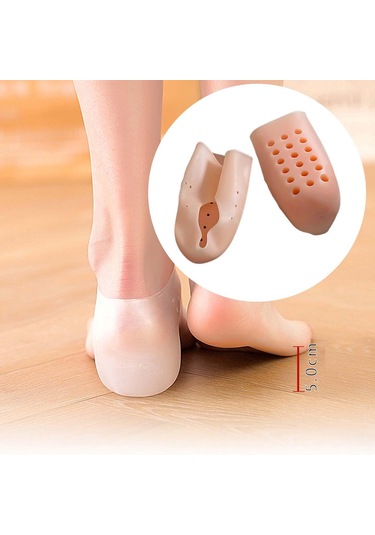 Dolıty 2x Yükseklik Arttırıcı Jel Kollu Yumuşak Silikon 5.0cm