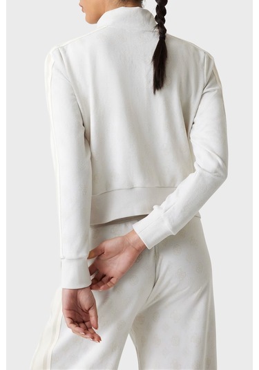 Guess Bayan Sweat 5yq07 K0282 F0er Beyaz Beyaz