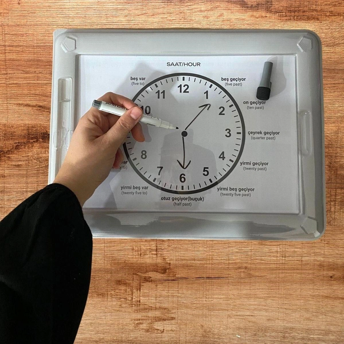 Ams Net 32 Farklı Etkinlikli Kalem Ve Silgi Hediyeli Eğitici Sihirli Etkinlik Tahtası Beyaz