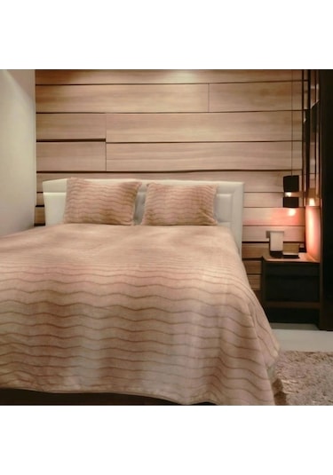 Merinos Pudra Dream Home Yumuşak Çift Kiş Battaniye Seti 220x240