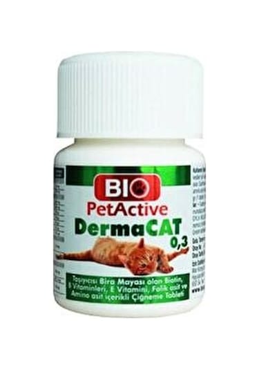 Bio Petactive Dermacat 0.3 Sarımsaklı Maya Tableti 75 Tablet