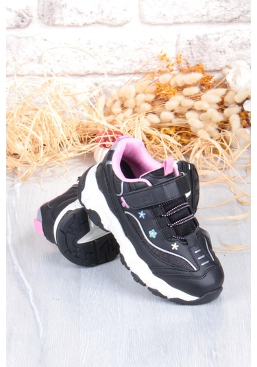 Fort Cool Bella Rahat Hafif Sneaker Kız Çocuk Ayakkabı Siyah