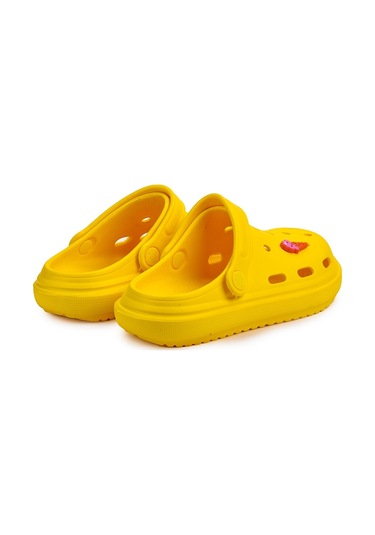 Kiko Kids Eva Plaj Havuz Okul Kreş Kız Çocuk Terlik Twg 755 Sarı