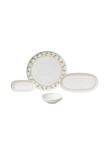 Pierre Cardin Florien Porselen 14 Parça Kahvaltı Takımı Çok Renkli