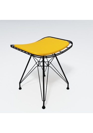 Knsz kafes tel sandalyesi taburesi 1 li mutlu syhsrı ofis cafe bahçe mutfak