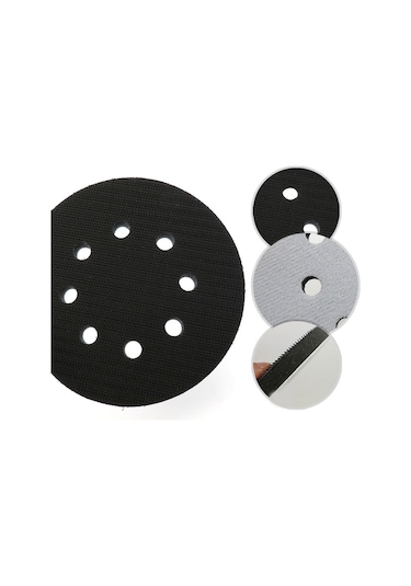 Geeksen 5 İnç Yumuşak Polisaj Pedi, Yapışkanlı Tabanlı, Eğimli Yüzeyler İçin Koruyucu Ve Esnek Polisaj Diski