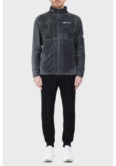 Norway Geographical Erkek Polar Upload Koyu Gri Koyu Gri