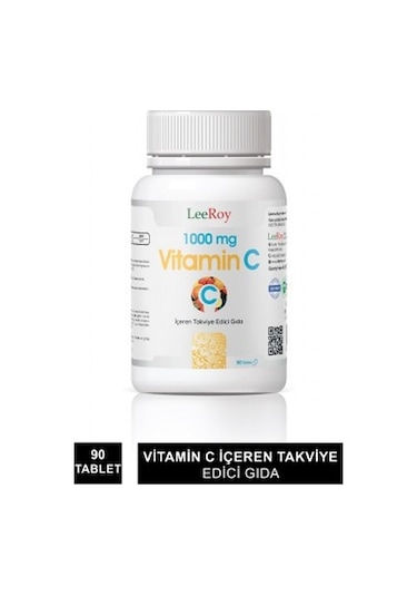 LeeRoy Vitamin C 1000mg 90 Tablet