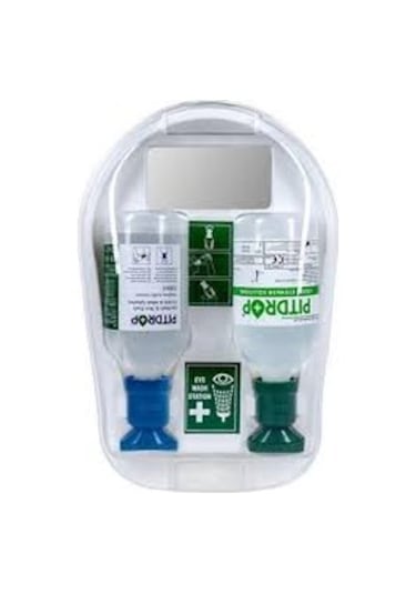 Pitdrop® NaCl & Kimyasallı Göz Solüsyonu (Duşu) Seti 2 x 500 ML Mavi - Şeffaf - Yeşil