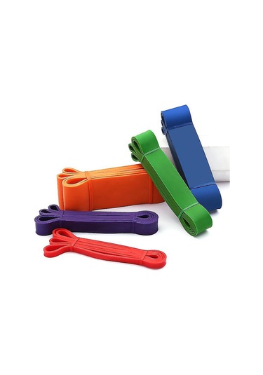 Teltree 4 Adet 2m Esnek Lateks Tpe Egzersiz Direnc Bandı Seti - Pull-up Yardımcı, Vücut Gücü Ve Dayanıklılık Egzersizleri İçin