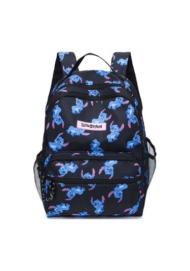 Lixiaqu01 Black Disneycartoon Stitch Moda Çok Yönlü Büyük Siyah - Mavi