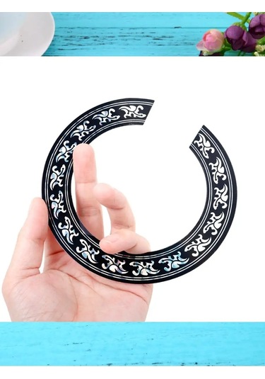 Tevdı Gitar Priz Çıkartması 104 Mm Siyah, 40 41 İnç İçin 104924620