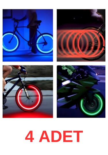 2 Çift 4 Adet Hareket Sensörlü Sibop Işık