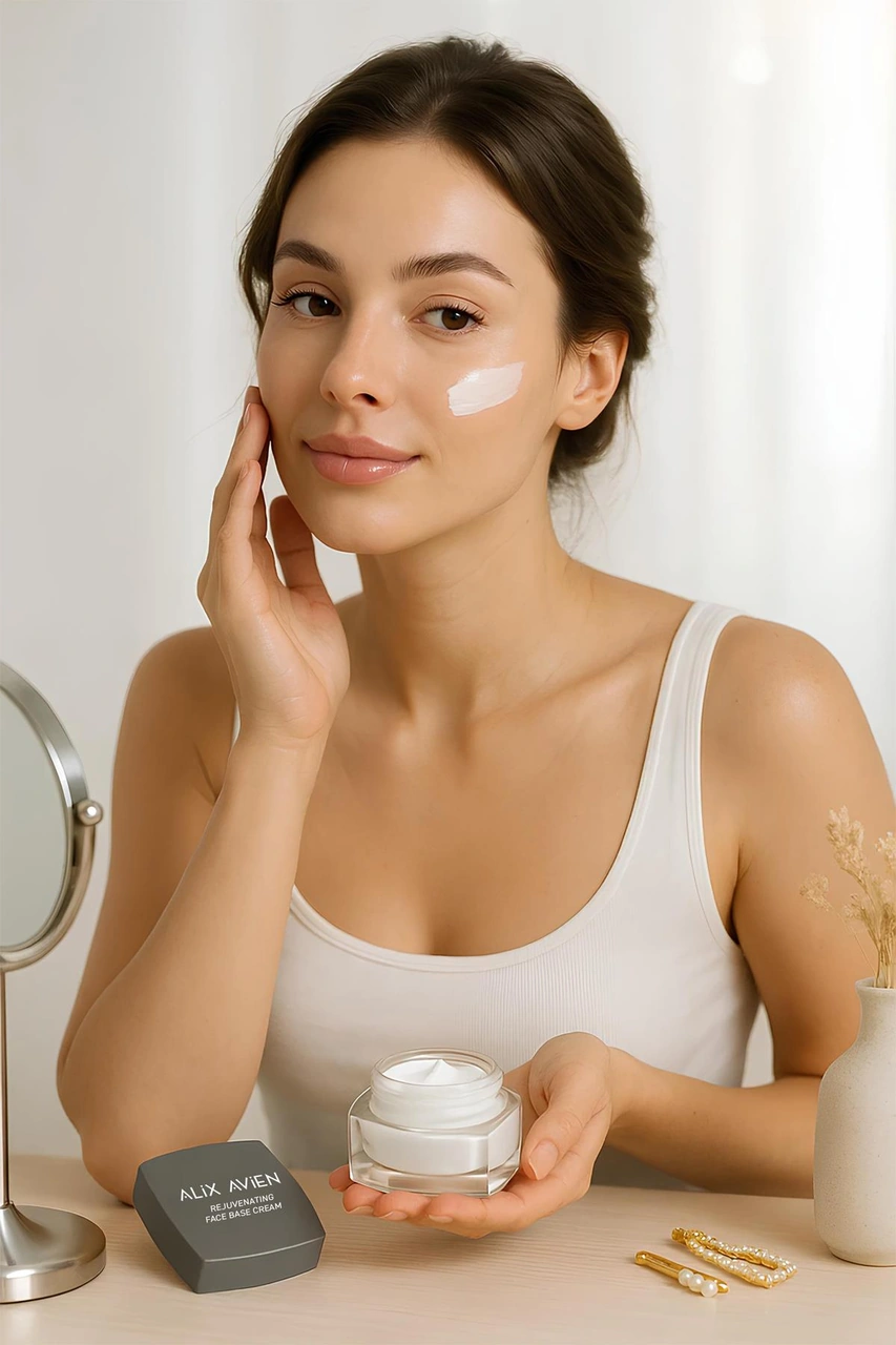 Alix Avien Yaşlanma Karşıtı E Vitaminli Spf30 Aydınlatıcı Etkili Nemlendiren Yüz Makyaj Bazı Kremi Seti