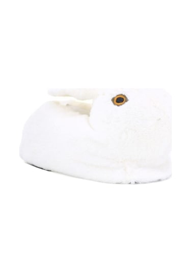 Riva Tavşan Figürlü Peluş Panduf Ev Pandufu Unisex Beyaz